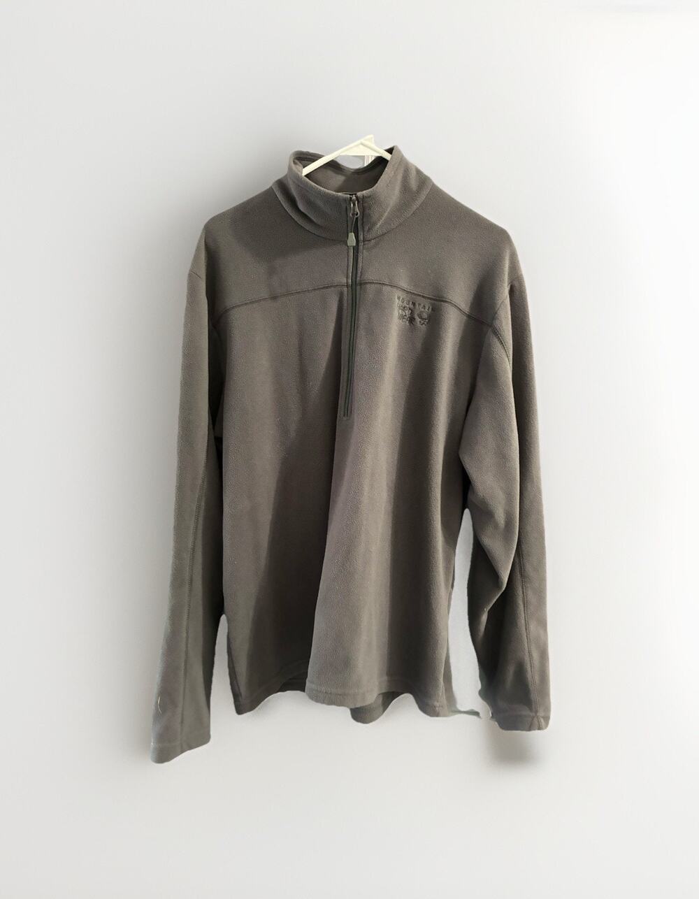 Mountain Hardwear 1/2 Zip Pullover Fleece Charcoal Gray Size Large